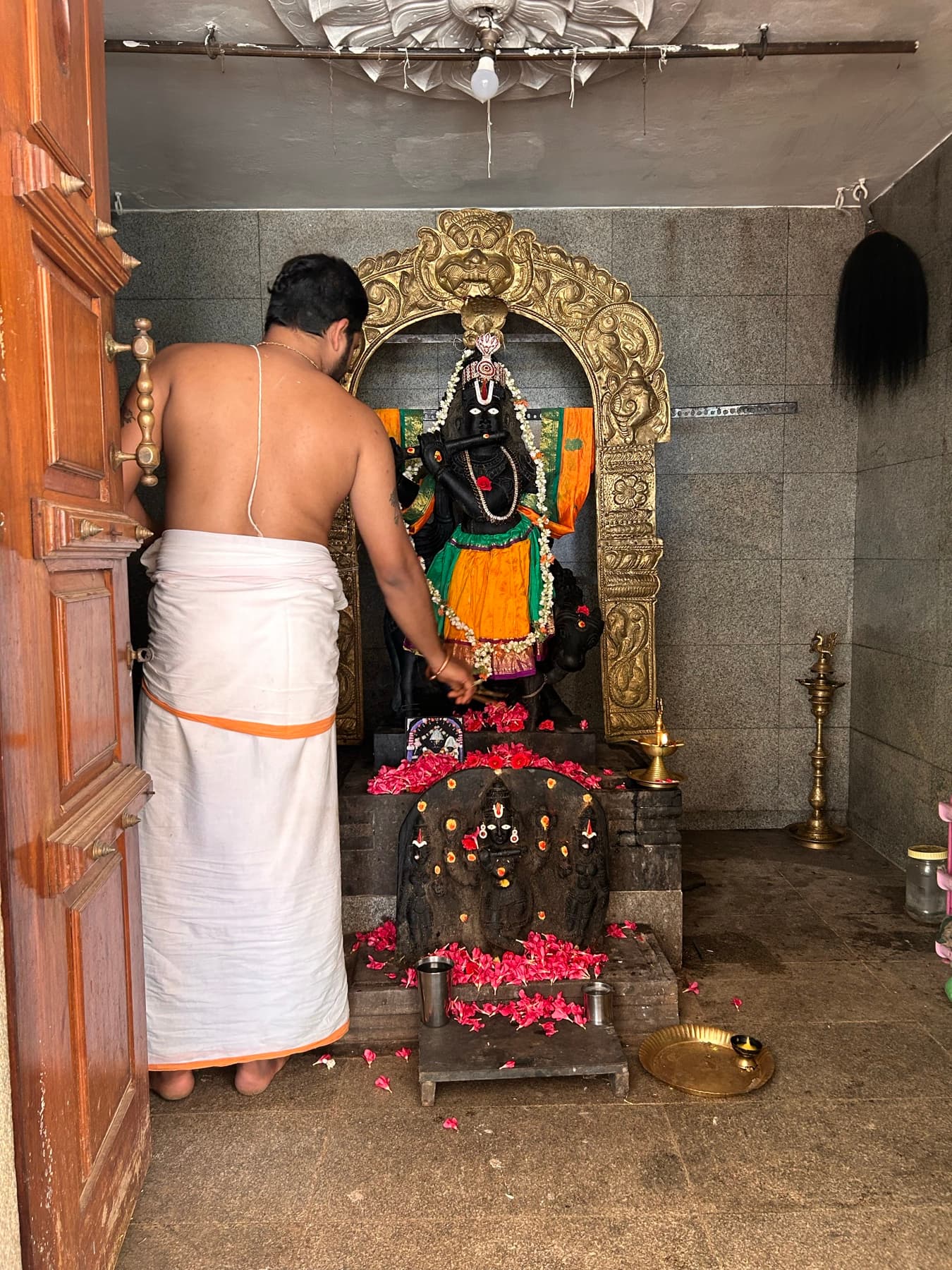 A Vedic ceremony in progress