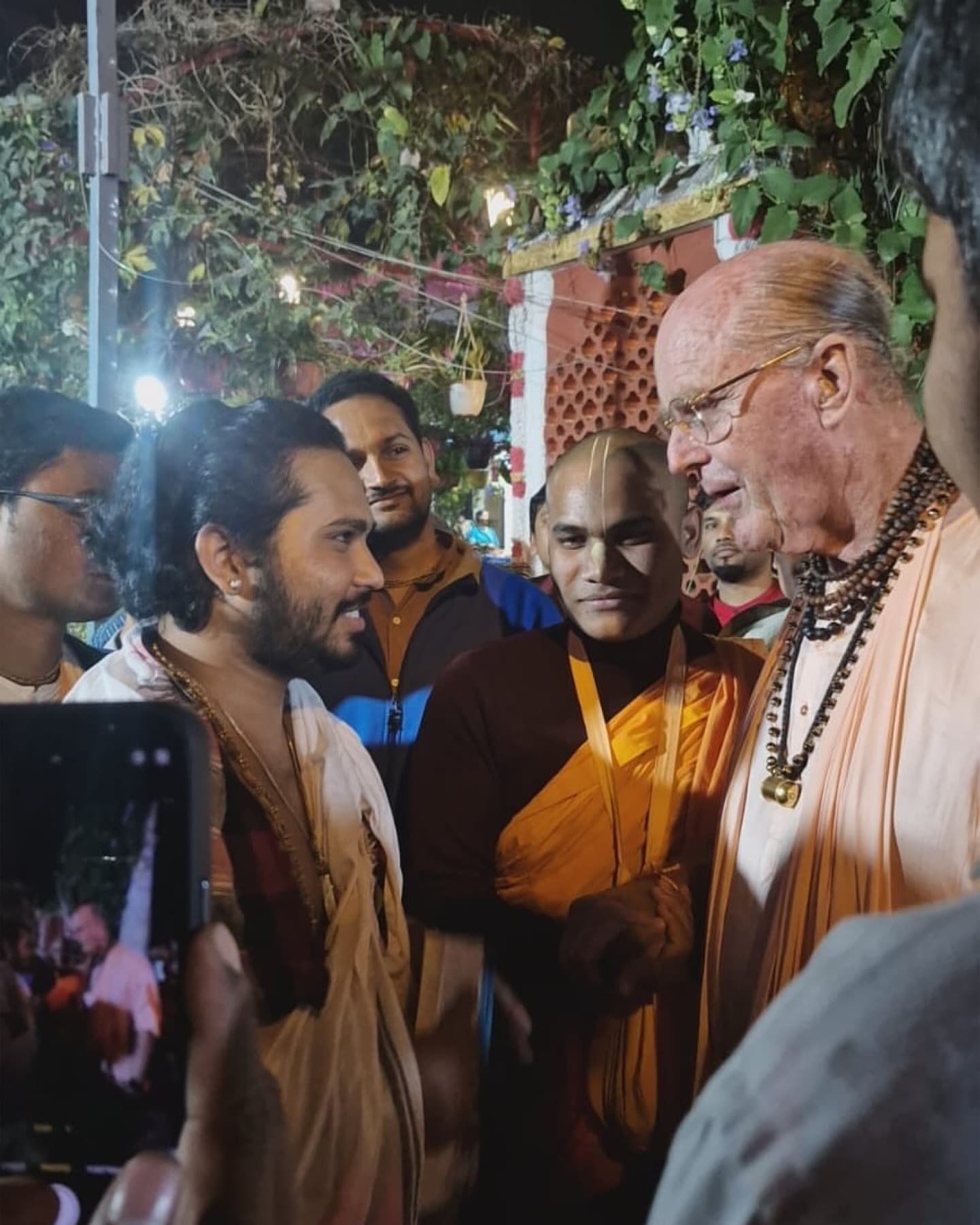 Pt. Praveen Sagar with HH Indradyumna Swami Maharaj